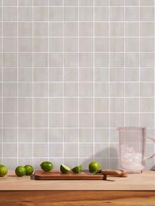 1/10/20pcs 3D Small Square Mosaic Self-Adhesive Wall Tile Stickers, 25-Grid Tile Decals, Self-Adhesive Wall Stickers For Kitchen And Bathroom - Wall Stickers - View 11