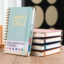 2027 Daily, Monthly, Yearly Planner Academic Agenda Organizer, Comes With 2 Pens, Spiral Bound Multi-Function Monthly Calendar, Suitable For Students, Office And Business Use, Perfect For Daily Planning, Enhancing Self-Discipline And Time Management, Premium Hardcover Agenda Notebook, Full Year Organizer With Calendar, Goal And Schedule Tracking For Business And Office Use - A5 - View 6