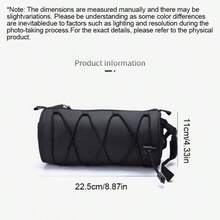 1pc Car Accessories Electric Bicycle Hanging Storage Bag, Multi-Functional Universal Installation Storage Pouch, Small Items Big Use, Portable Storage, Black/Pink Two Colors Available - A - View 9