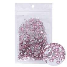 80+ Colors Silver Base Non-Hotfix Mixed Size SS3-SS20 1440pcs High Quality Handmade Rhinestones, Suitable For Wedding Dress Accessories And Other Applications - Silver Base, Mixed Sizes - View 27
