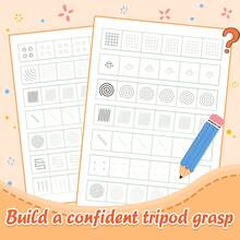 Pen Control Tracing Notebooks, Pre-Writing Pattern Practice With Numbers, Spirals, Lines And Shape Strokes, Fine Motor Skill Learning Activity For Handwriting Preparation - Pen Control Series - View 4