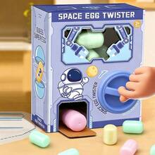 Children's Fun Egg Gacha Machine Doll, Claw Machine, Mini, Doll Twist Machine, Figure Claw Machine Gacha Machine Gift, Birthday Gift, Halloween, Boys & Girls (Accessory Colors Randomly Sent, Manual Measurement May Have Slight Error) - Multicolor - View 1