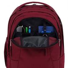 JanSport Driver 8 Backpack Bag - Burgundy Unisex Backpacks - Maroon - View 4