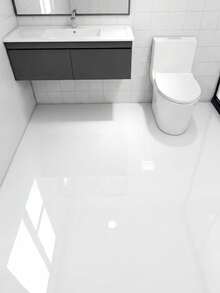Glossy Floor Renewal Stickers - Removable Peel And Stick Vinyl Floor And Wall Decals, Wear-Resistant, Waterproof, Stain-Resistant, Easy To Clean And Maintain, Suitable For Bathroom, Kitchen, Living Room, Bedroom, RV Renovation And Decoration - Floor Stickers - View 6