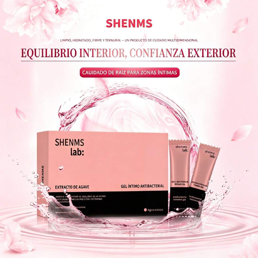 Gel Íntimo Antibacteriano para Mujer, Equilibra la Microecología, Cuidado Suave de la Zona Íntima,Fórmula ligeramente ácida, con prebióticos, extractos vegetales, cuidado diario para zona íntima - Ver 1