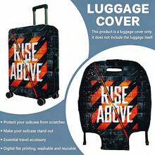 1PC, Flat Print Design, Print Design - No Texture, Accessories Only, Luggage Protective Cover, Does Not Include The Luggage Shown In The Picture, Suitable For 20 To 28 Inch Luggage, Made Of Thick High-Quality Fabric, Essential Accessory For Your Travel And Checked Luggage. - Multicolor - View 14