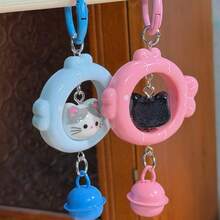 Cat Fish Keyring, Colorful 3D Bell Charm, Cute Bag Pendant, Couple Best Friend Gift Bag Accessories, Kawaii Cat Fish Keyring, Colorful 3D Bell Charm, Cute Bag Pendant, Couple Best Friend Gift Bag Accessories, Cat Fish Colorful 3D Bell Keyring, Cute Cartoon Pendant, Couple Best Friend Gift, Bag Charm, Backpack Pendant - Multicolor - View 1