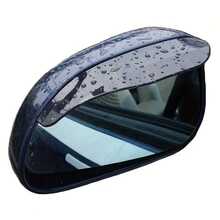 2pcs Car Side Mirror Rain Visor, Car Side Mirror Rain Guard, Waterproof Car Side Mirror Rain Cover, Universal Fit For Sedan, Truck And SUV - Rain Visor - View 2
