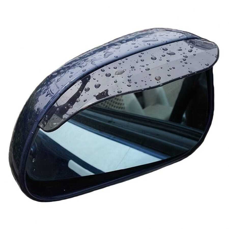 2pcs Car Side Mirror Rain Visor, Car Side Mirror Rain Guard, Waterproof Car Side Mirror Rain Cover, Universal Fit For Sedan, Truck And SUV
