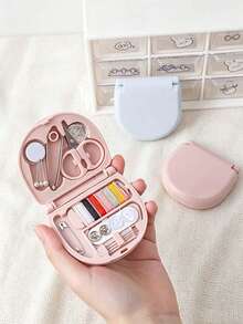 Mini Portable Sewing Kit Set, Handmade, Student Dorm Home Sewing Tool Kit, Portable Mending And Repair Tools - Multiple Styles - View 5