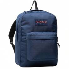 JanSport Superbreak Backpack - Navy Unisex Backpacks - Royal Blue - View 2