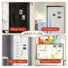 9/4/2pcs Acrylic Magnetic Refrigerator Photo Frames, 2.6 X 3.9 Inch Transparent Wavy Edge Acrylic Photo Frames, Suitable For Mini And Wallet Size Photos, Transparent Refrigerator Magnet Photo Display Stand, Wallet Size Photo Frame, Refrigerator Decoration - Multicolor - View 7