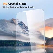 CASECOPS 3Pcs High Definition Tempered Glass Full Coverage Screen Protector Compatible With IPhone 18Pro Max/18 Pro/18/17 Pro Max/17 Pro/17/17E/16 Pro Max/16 Pro/16/15 Pro Max/15 Pro/14 Pro/14 6.1", 13/13 Pro 6.1"/12/11/XS MAX/XR Series, Smooth Surface, High Transparency Rate, Maintains Full Touchscreen Sensitivity And Face ID Rate - 3 Pieces - View 7