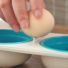 1 Egg Boiler Set Microwave Soft Boiled Egg Mold, Poached Egg Poacher, Rapid Steamed Soft Yolk Egg Cooker Kitchen Tool - Multicolor - View 7