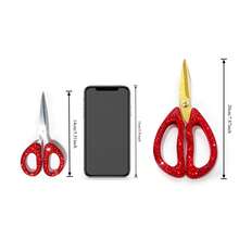 1pc High Quality Rhinestone Scissors, Stainless Steel Portable Craft Scissors For Office, Home, Paper Cutting, Opening Packages, Trimming Bangs, Cutting Threads, Crafting, Opening Ceremony, Sewing Tool - Multicolor - View 4