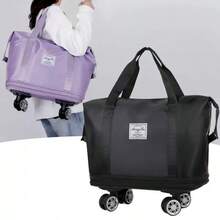 Rolling Travel Bags - Black - View 4