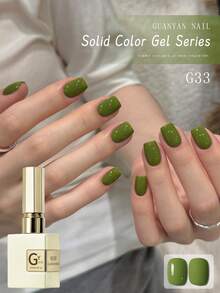 1pc 15ml Green Gel Nail Polish Semi-Permanent Soak Off UV LED Nail Salon DIY Gel - Green - View 6
