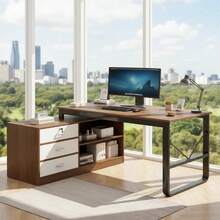 Home Office Desks - Camel - View 2