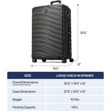 Maxlite Air V2 Hardside - Equipaje - Checked Large 28 Inch + Gris Sombra - View 6