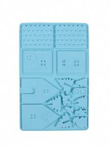 1pc Silicone Gingerbread House Baking Mold - Versatile Dessert Tray For Chocolate Cakes, ,Perfect For Holiday Candy, DIY Birthday Treats, And Gift Decorations - Multicolor - View 14