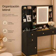 Vanities & Vanity Benches - Black - View 7
