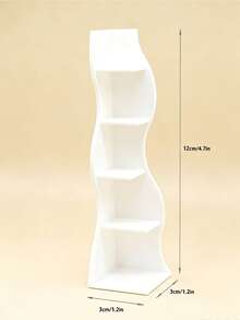 Fashionable Corner Shelf, Suitable For Dollhouse - A Perfect Mini Storage Unit For Displaying Dollhouse Decor And Miniature Books. An Ideal Gift For Family, Friends And Miniature Model Enthusiasts; Perfect For Halloween Or Christmas. - Multicolor - View 15