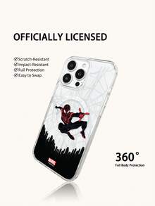 Miniso 時尚男士磁吸手機保護殼，相容 iPhone 18 18pro 18promax 17ProMax/17 Pro/Air/16 Pro Max/15 Plus/14/13/IP 17/15Pro/12 Pro/11/16 Plus,XR Apple Android 機型，Galaxy S22,S23plus,Galaxy S23ultra S24plus,Galaxy S25,Galaxy S25ultra,Galaxy S26,S26ultra 防摔防刮保護殼，適合作為家人與朋友的節日禮物 - 透明6 - 查看 4
