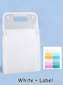 13-Pocket Expandable File Folder With Colorful Label Stickers, Portable Vertical Expanding Document Organizer, 13-Slot Exam Paper Storage Box, Paper File Organizer, Large Capacity, Suitable For Home, School And Office A4 Letter Size Document Storage, Back To School Essential, College Must-Have - Multicolor - View 16