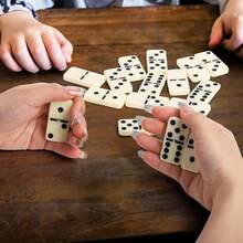 28Pcs Domino Set Professional Educational Double-Six Dominoes Wooden Box - UK-l351601 - View 11