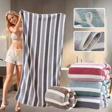 Bath Towel Set, Ultra-Fine Microfiber Bath Towel, Extremely Soft, High Absorbency And Quick Drying, Thick Household Large Bath Towel, Soft And Comfortable, Suitable For Bathroom, Spa, Gym, Beach And More - Multicolor - View 1