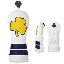 1pc Embroidered Yellow Clover Golf Club Head Cover, Pu Club Protector For Driver Fairway Wood Hybrid, Sports Golf Accessory - Multicolor - View 11