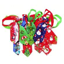 Hot Christmas Pet Ties Bow Ties Assorted Colors Holiday Supplies For Dogs Cats - Multicolor - View 5