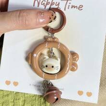 Cat Fish Keyring, Colorful 3D Bell Charm, Cute Bag Pendant, Couple Best Friend Gift Bag Accessories, Kawaii Cat Fish Keyring, Colorful 3D Bell Charm, Cute Bag Pendant, Couple Best Friend Gift Bag Accessories, Cat Fish Colorful 3D Bell Keyring, Cute Cartoon Pendant, Couple Best Friend Gift, Bag Charm, Backpack Pendant - Multicolor - View 6