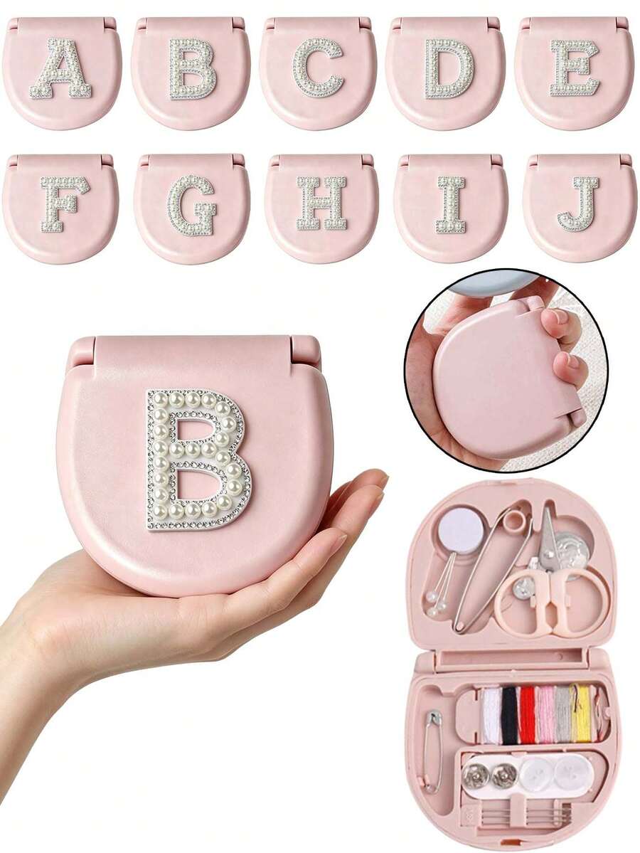 Mini Portable Sewing Kit Set, Handmade, Student Dorm Home Sewing Tool Kit, Portable Mending And Repair Tools - Multiple Styles - View 1