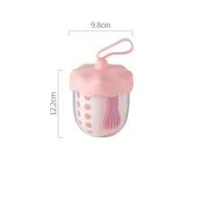 Strawberry Fruit Cup For Women, Double-Layer Colander Salad Cup With Fork And Silicone Handle, Outdoor Cup With Lid - Multicolor - View 14