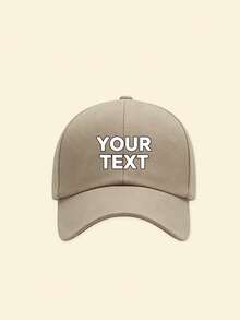 1pc Customized Children's Baseball Cap, Personalized Name And Pattern Printing, Sun Protection, Sports Suitable, UV Protection, Spring And Autumn Cycling Hat, Letter Element, Cute And Colorful, Casual Style, Baby Gift, Suitable For Daughter, Son, Children's Day Gift, Halloween Gift - Multicolor - View 7
