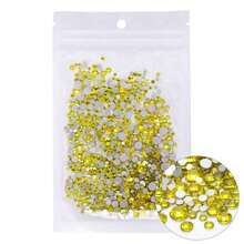 80+ Colors Silver Base Non-Hotfix Mixed Size SS3-SS20 1440pcs High Quality Handmade Rhinestones, Suitable For Wedding Dress Accessories And Other Applications - Silver Base, Mixed Sizes - View 17