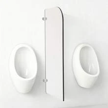 Urinal Screen Toilet Partition Wall-Mounted Men Urinal Partition Screen Urinal Partition Divider Screen - Urinal Screen Toilet Partition - View 4
