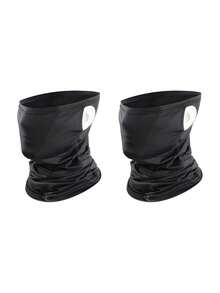 1/2/3pcs Universal Ice Silk Sun Protection Face Mask, Unisex, Breathable Ear Loop Design, Suitable For Outdoor Cycling, Hiking, Can Be Used As Neck Gaiter/Face Mask - Multicolor - View 4