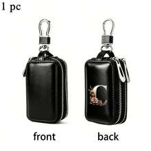 Double Layered Enlarged Capacity26 Letter Key Bag Men's PUkeystorage Bag Keychain Keychain,A Gift Full Of Love,Fun Gift,Men's Gift,Gift For Loved Ones - Multicolor - View 20