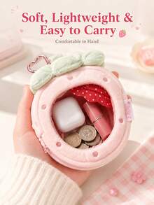 Minimalist Card Holder Coin Purse Keychain Pouch, Portable Key And Earphone Organizer, Everyday Commuting Accessory For Adults - Multicolor - View 7