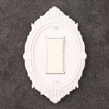 1 Buah Pelat Sakelar Berongga Gaya Gotik Vintage Plastik Berkualitas Tinggi Hasil Cetak 3D, Panel Dekoratif Sakelar Dinding Gaya Eropa Retro, Pelat Sakelar Dekorasi Lembut Personalisasi Halloween Cocok untuk Latar Belakang Dinding Studio - beraneka warna - View 11
