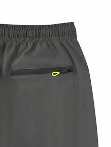 Hidkat Women's Summer Casual Sports Capri Pants With Zipper Pockets And Elastic Drawstring, Outdoor Leisure - Grey - View 7