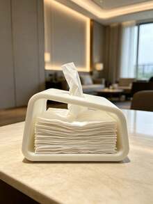 3D Printed Nordic Minimalist Hollow Tissue Box Open Visual Design Paper Towel Holder Home Living Room Coffee Table Bathroom Desktop Storage Box Rounded Corners Anti-Collision INS Style Simple Home Decor Ornament Multi-Color Options - Multicolor - View 7