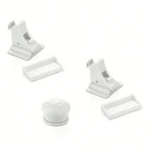 1 Set Adhesive Magnetic Cabinet Lock, Easy Installation In Seconds, No Screws Or Drilling Required, Invisible Lock For Cabinets And Drawers - A - View 7