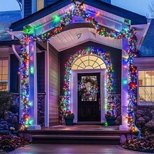 1pc 50/100 LEDs Firecracker Copper Wire Fairy String Lights, Remote Controlled 8 Lighting Modes, USB & Battery Operated With Timer Function, Warm White Waterproof LED Lights For Summer Patio, Wedding, Eid Al‑Adha Festival Decor - Battery-powered Firecracker Lights - View 4