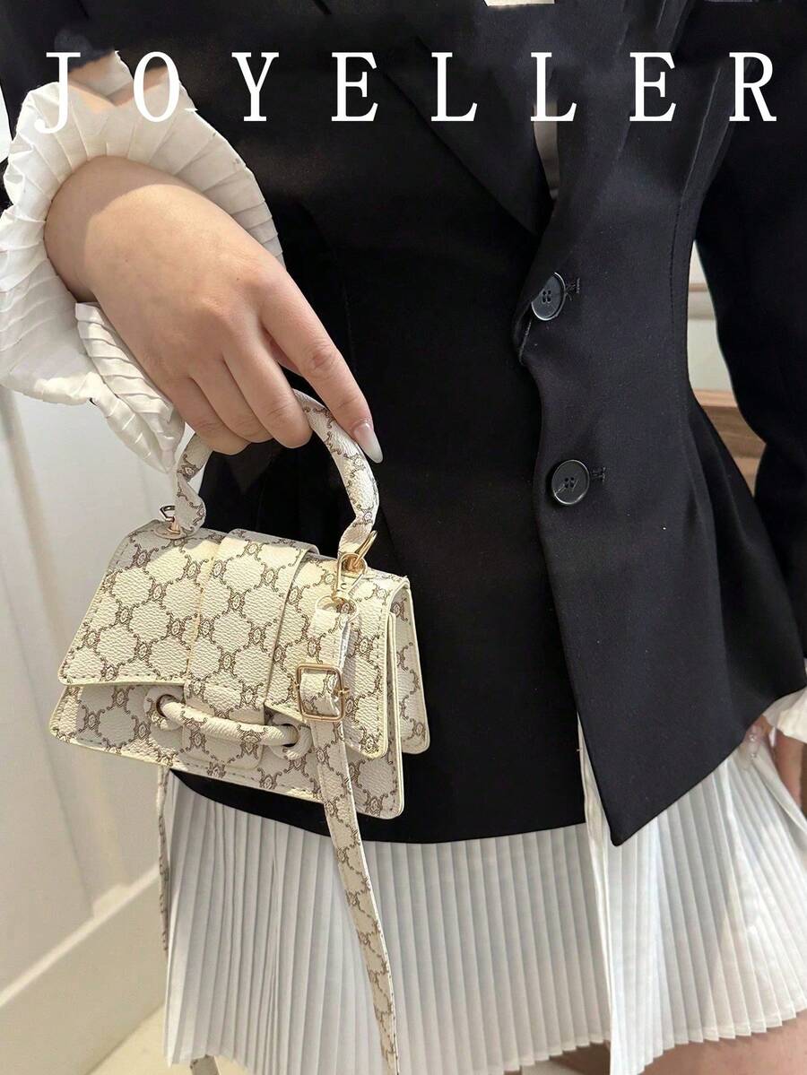 2026 New High-Quality Lipstick Case, Mini Square Bag, New Solid Color Versatile Handbag, Women Purse