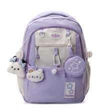 Cream Style Backpack For Students With High Appearance Simple And Cute Design Large Capacity Backpack Lightweight And Painful Ba - Multicolor - View 10