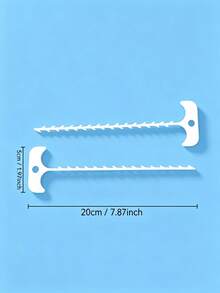 Drain Pipe Clog Cleaning Tool, 20cm Plastic Drain Pipe Unclogging Hook, Suitable For Bathroom, Kitchen, Shower Drain Pipe Unclogging And Cleaning - Multicolor - View 3