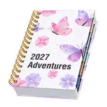 2027 Daily Monthly Yearly Planner Academic Organizer Planner, 13 Styles And Patterns To Choose From, Spiral Bound Multifunctional Monthly Calendar, Suitable For Students, Office And Business Use, Perfect For Daily Planning, Enhancing Self-Discipline And Time Management, Premium Hardcover Agenda Notebook, Full Year Organizer With Calendar, Goal And Schedule Tracking For Business And Office Use - Rectangle - View 17